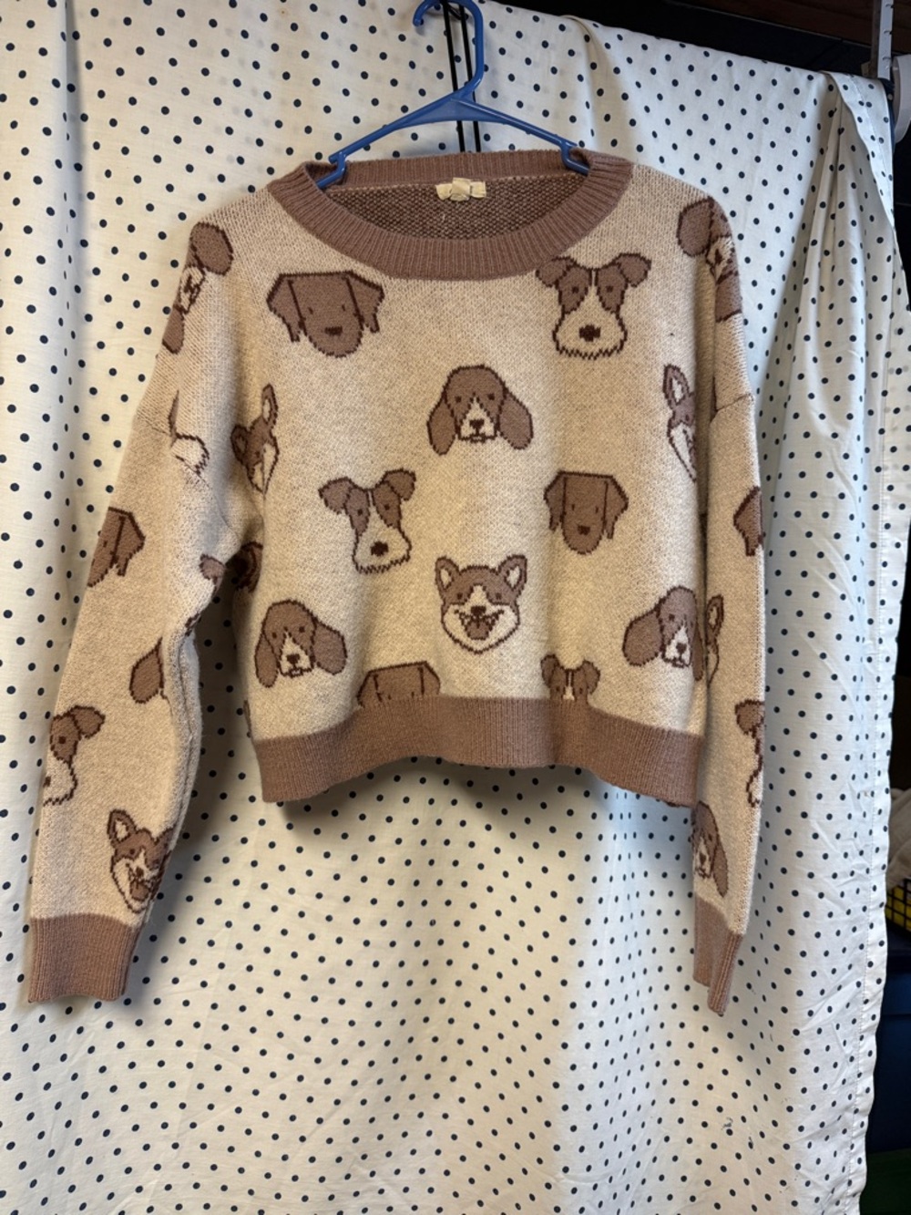 debut Blush Pink Knit Sweater with Subtle Texture